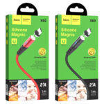 Hoco X60 Honorific silicone magnetic charging cable for Micro - imagine 3