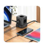 HOCO NS8 Sharp 5 position(PD20W/1C3A) desktop socket(EU/GER)