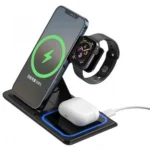 XO WX023 15W wireless charger (3 in 1 Supporting TWS, mobile phone,Apple Watch)