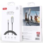 XO GB019 Type-C to HDMI Metal Adapter Cable 1.8M - imagine 2