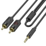 HOCO UPA28 3.5 double lotus RCA audio cable