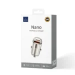 Wiwu Nano Series 30W Fast Car Charger Wi-QC028 USC-A+USB-C - imagine 6