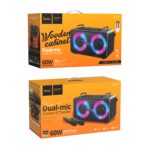 Hoco DS77 Present wireless dual-mic Bluetooth speaker - imagine 2