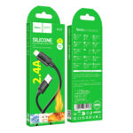 Hoco X122 Benefit silicone charging data cable iPhone(Lightning)(packaged) - imagine 2