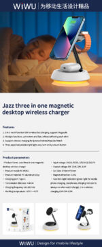 Wiwu Wi-W002 3 in 1 Wireless charger - imagine 8