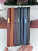 Leather Magnetic Case Without IC Notification iPhone - imagine 13