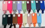2.5MM Copy Silicone Case With Rope iPhone