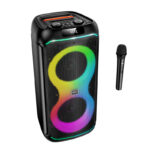 Hoco DS73 Sound 8-inch 40W outdoor RGB Bluetooth speaker with single microphone(EU)